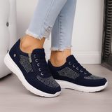 Damskie sneakersy na koturnie wygodne buty sportowe