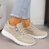 Damskie sneakersy na koturnie wygodne buty sportowe