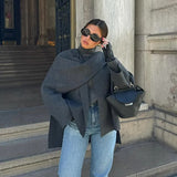 Eleganckie Ponczo Damskie Oversize do Miejskich Stylizacji