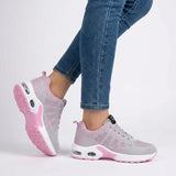 Ortopedyczne sneakersy z dzianiny i szerokim noskiem