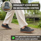 Szerokie sneakersy komfortowe z miejscem na palce