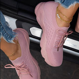 Damskie Oddychające Sneakersy Sportowe – Lekkie Buty do Chodzenia