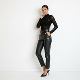 Body Transparentne Z Wzorem Zebra Dopasowane Eleganckie