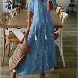 Sukienka maxi w kwiaty lekka zwiewna stylowa boho