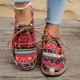 Damskie Kolorowe Sneakersy Etniczne – Wygodne Buty Casual