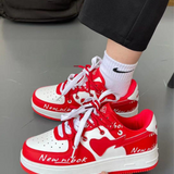 Damskie Sneakersy Casual Retro na Platformie Sportowe