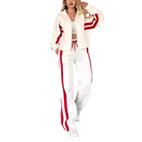 Komplet dresowy sportowy stylowy wygodny zestaw casual
