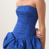 Sukienka Mini Bandeau z Printem