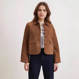 Damska kurtka krótka elegancka lekka casualowa