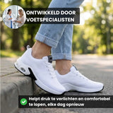 Ortopedyczne sneakersy z dzianiny i szerokim noskiem