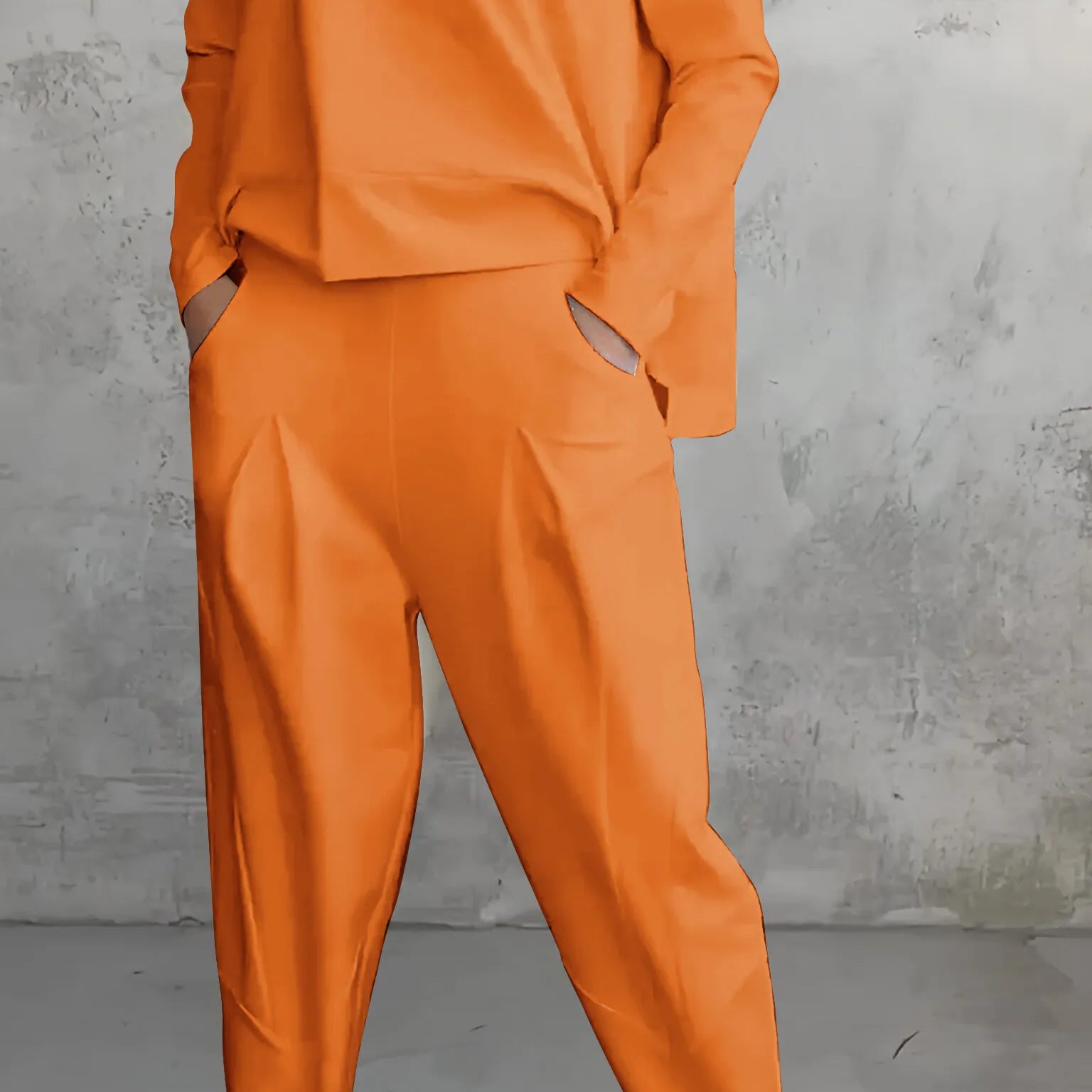 Damski Komplet Dresowy Casualowy do Codziennych Stylizacji