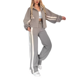 Komplet dresowy sportowy stylowy wygodny zestaw casual