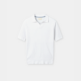Męska Koszulka Polo Biała Slim Fit Minimalistyczny Styl Premium