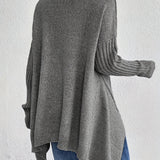 Damski Sweter Jesienny Elegancki Zielony
