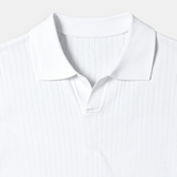 Męska Koszulka Polo Biała Slim Fit Minimalistyczny Styl Premium