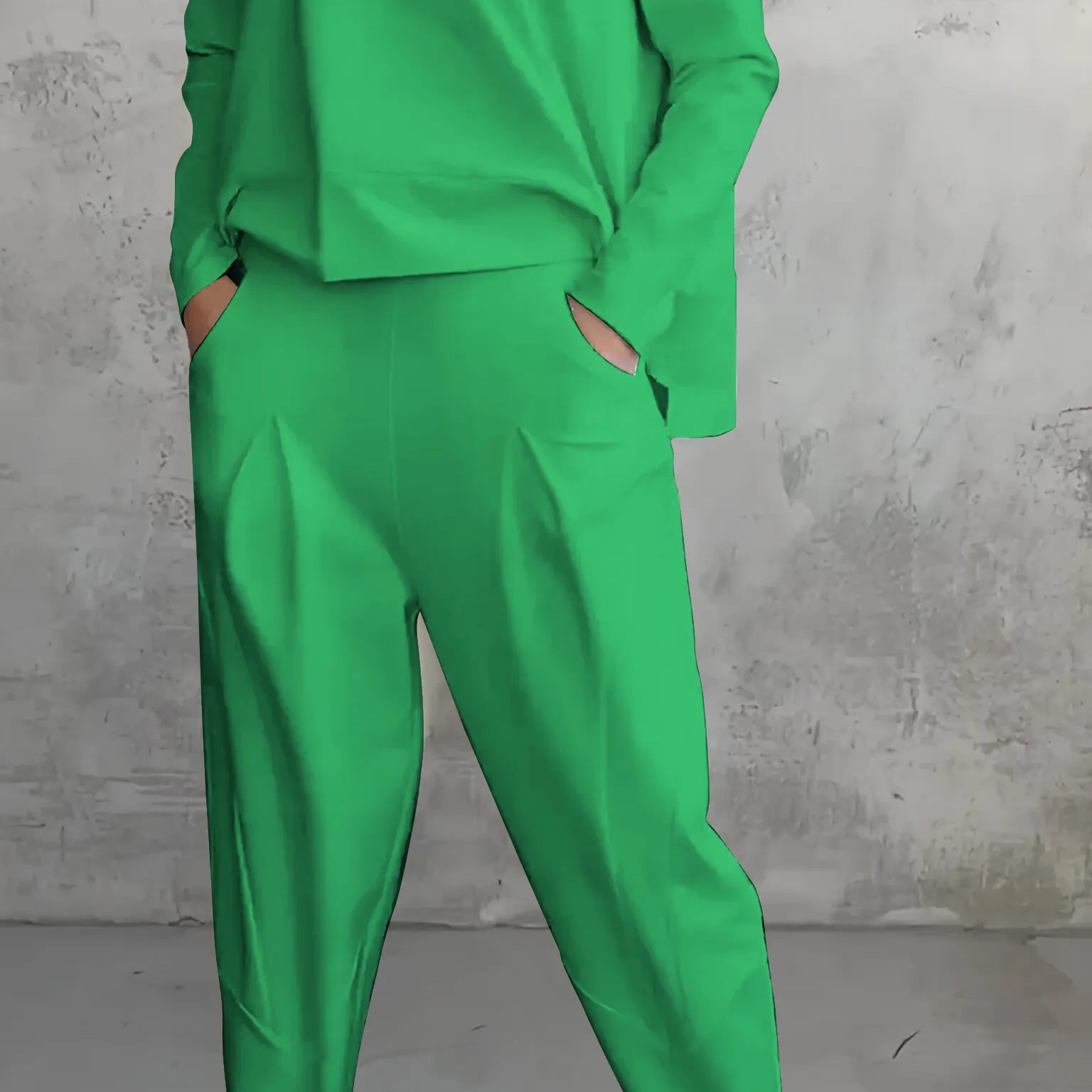 Damski Komplet Dresowy Casualowy do Codziennych Stylizacji
