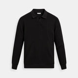 Męska Koszulka Polo Długi Rękaw Minimalistyczna Elegancja