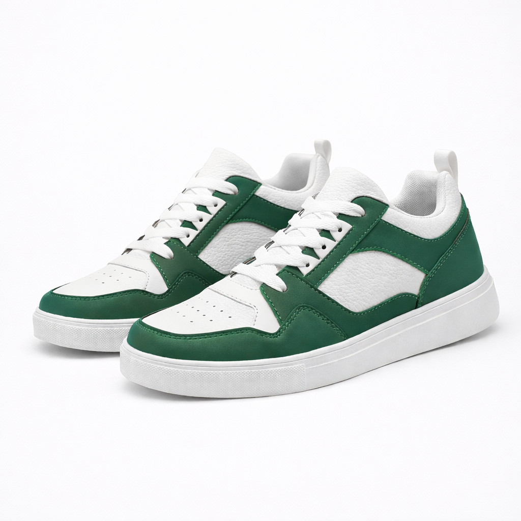 Męskie Sneakersy Casual Sznurowane Retro Sportowe