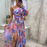 Sukienka Maxi w Kwiatowy Print