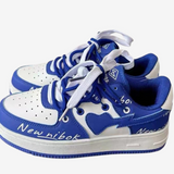 Damskie Sneakersy Casual Retro na Platformie Sportowe