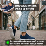 Uniseks szerokie dziane sneakersy komfortowe