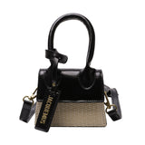 Damska Mini Torebka Crossbody z Uchwytem i Paskiem Elegancka