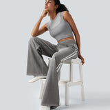 Damskie Szerokie Jeansy z Wysokim Stanem – Modne Spodnie Denim