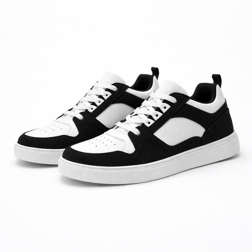 Męskie Sneakersy Casual Sznurowane Retro Sportowe