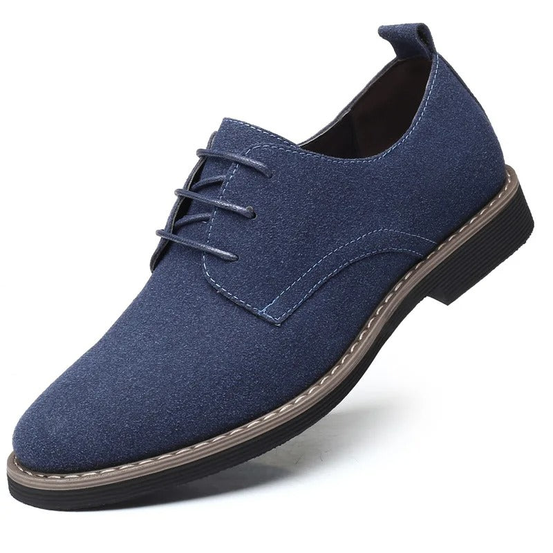 Męskie klasyczne buty sznurowane, eleganckie i wygodne