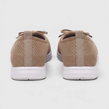 Damskie wsuwane baleriny sneakersy z dzianiny