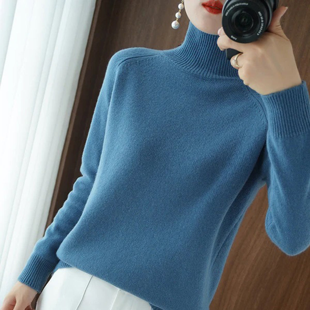 Miękki Sweter Damski z Półgolfem – Elegancja i Komfort na Co Dzień