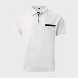 Męska Koszulka Polo Slim Fit z Kieszonką Sportowa Elegancja