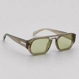 Prostokątne okulary przeciwsłoneczne unisex z przyciemnianymi szkłami