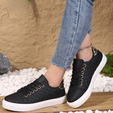 Damskie Sneakersy Casual z Pikowanym Wzorem