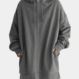 Długa Bluza Oversize z Kapturem – Komfort i Styl Casual