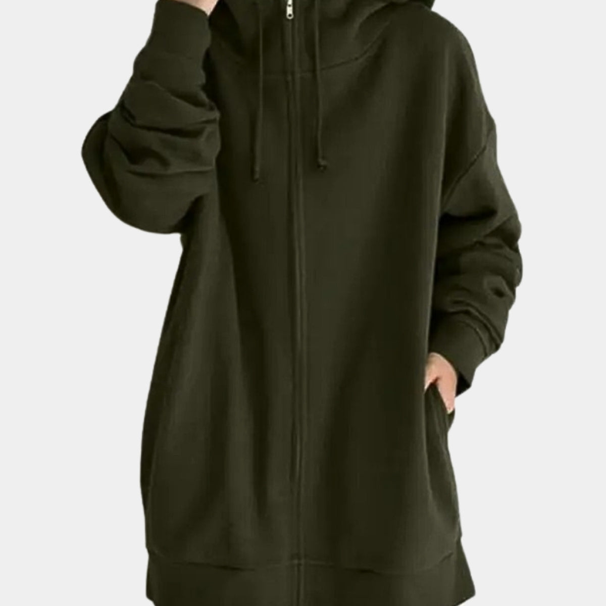 Długa Bluza Oversize z Kapturem – Komfort i Styl Casual