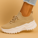 Damskie Sneakersy na Platformie – Wygodne Buty Sportowe