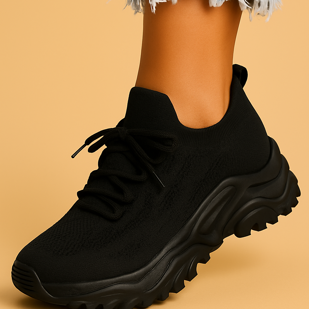 Damskie Sneakersy na Platformie – Wygodne Buty Sportowe