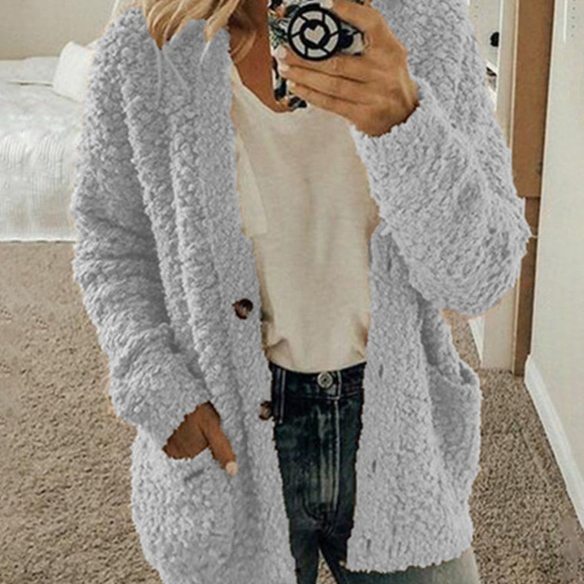 Miękki Kardigan Damski Oversize – Ciepły i Stylowy na Co Dzień