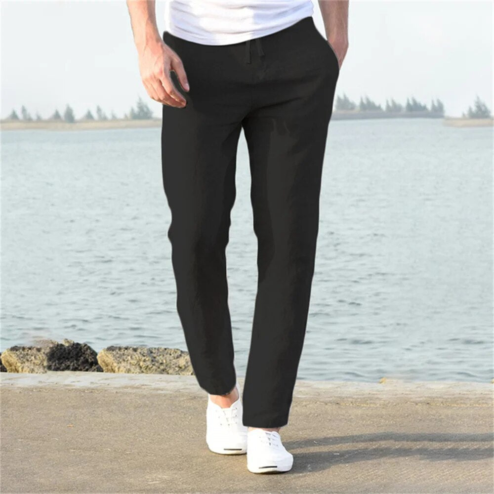Męskie Spodnie Chinos Slim Fit Lekki Komfort i Styl