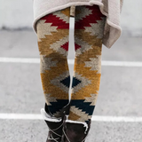 Legginsy Boho z Azteckim Wzorem