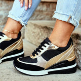 Sportowe Sneakersy z Grubą Podeszwą