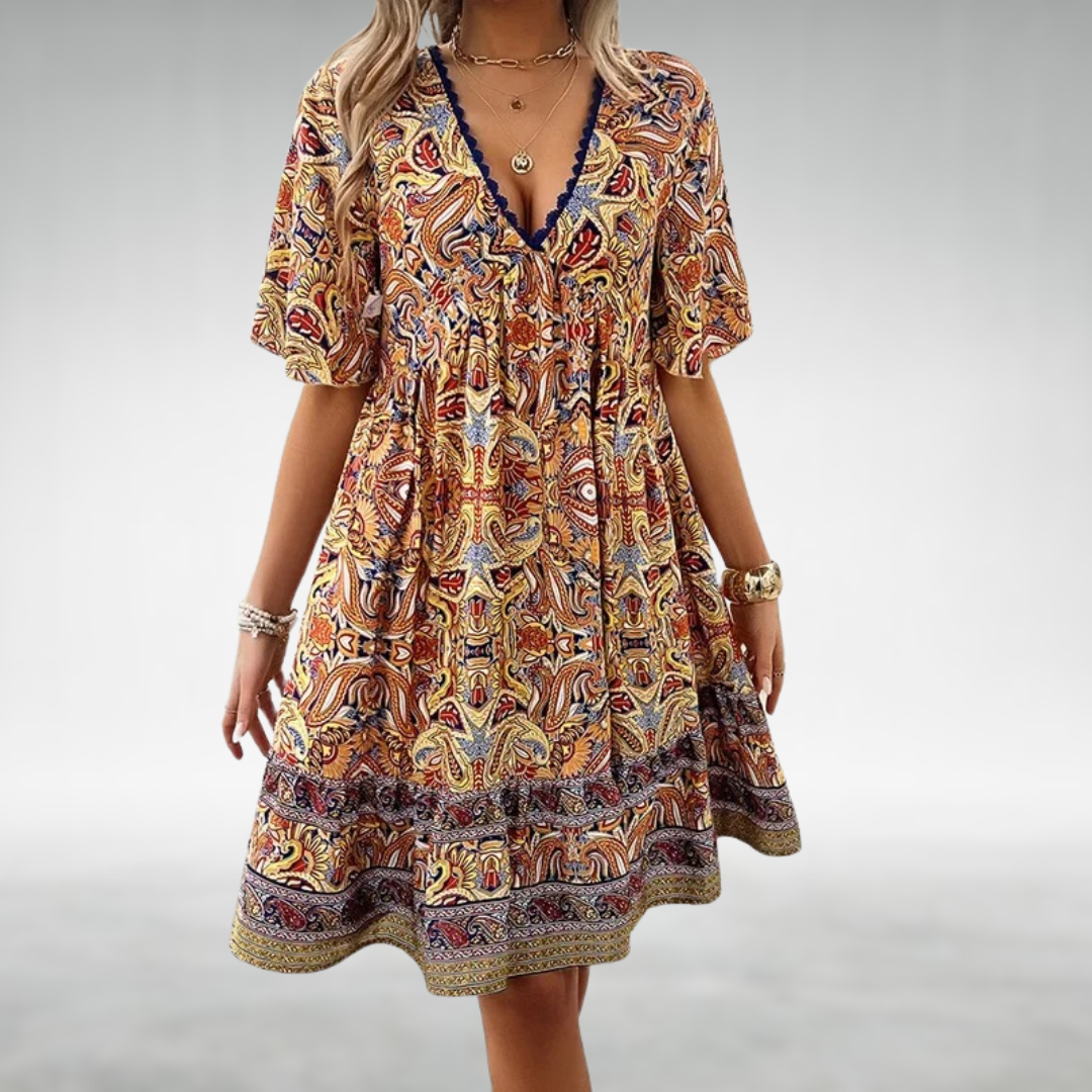 Sukienka Boho z Printem