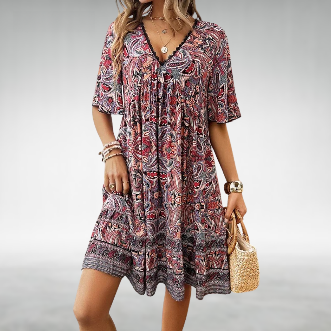 Sukienka Boho z Printem