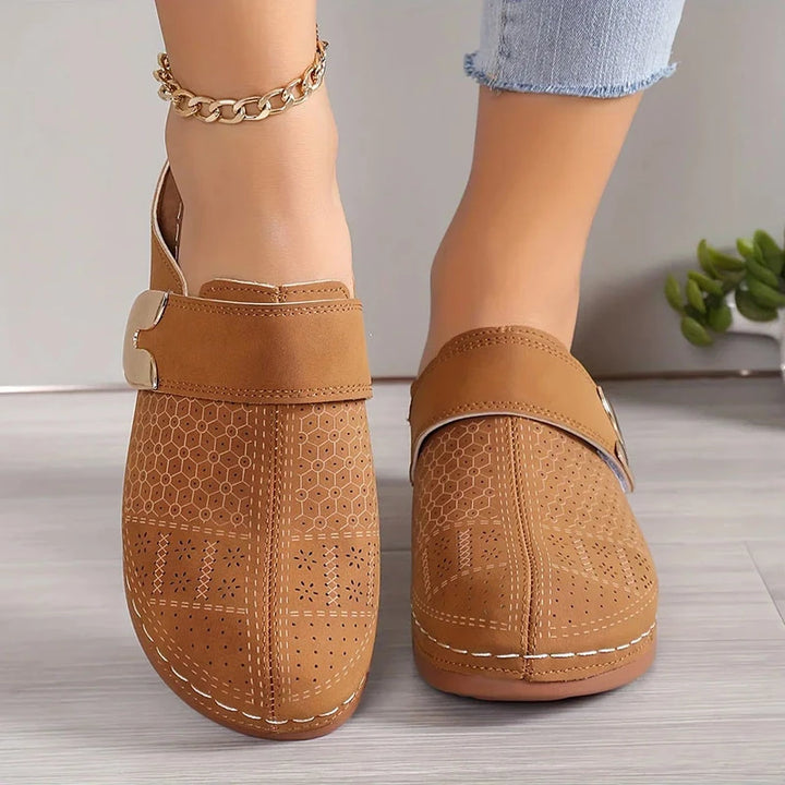 Damskie Klapki Casual Wsuwane z Ozdobą Eleganckie