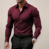 Męska koszula slim fit zapinana na guziki