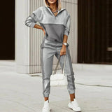 Komplet dresowy wzorzysty stylowy wygodny casual zestaw