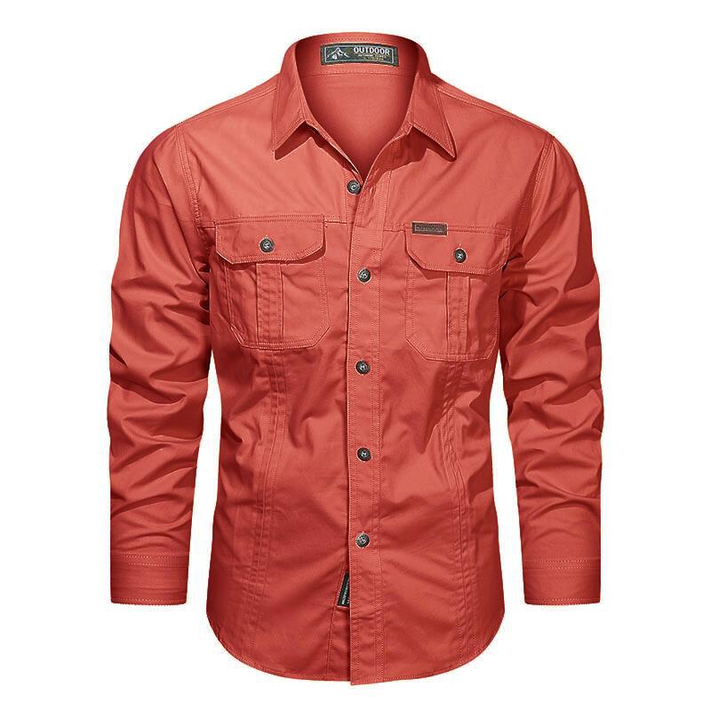 Męska Koszula Casual Slim Fit z Kieszeniami Komfort i Styl na Co Dzień