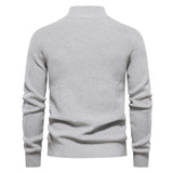 Męski sweter z miękkiej mieszanki bawełny na jesień