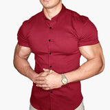Męska Koszula Dopasowana Slim Fit Podkreślająca Sylwetkę